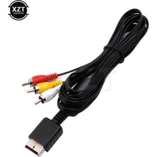 Multi Component Games Audio Video AV Cable to RCA for SONY PS2 PS3 PlayStation SYSTEM Cable Console TV Game Computer Accessories