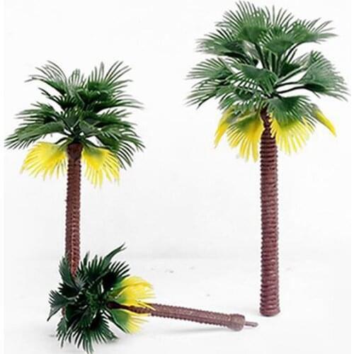 Simulation Coconut Tree Model Palm Tree Scenery DIY Layout Props Microlandscape Decor Ecological Sand Table Model Figurine