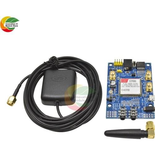 Ziqqucu SIM808 Module GSM GPRS GPS Development Board Wireless SMA With GPS Antenna For Arduino Diy Electronic