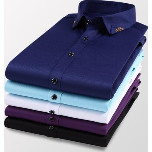 2021 summer thin short sleeve shirt mens white shirt business dress professional black half sleeve inch shirt multi color