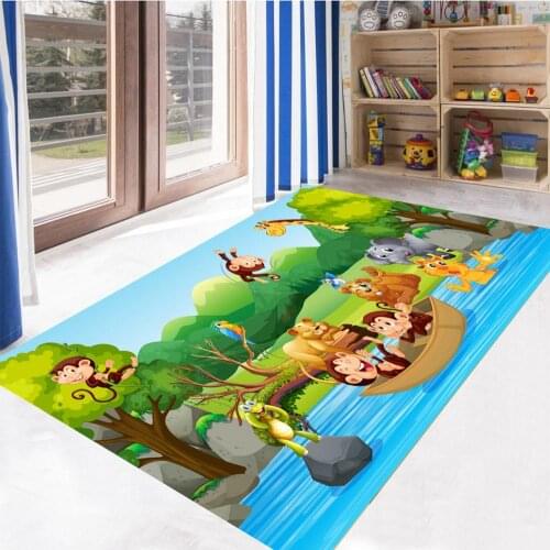 Animals 3 Non Slip Floor Carpet, Teens Carpet