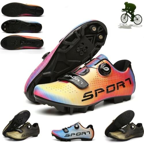 New Cycling Shoes Luminous Cycling Shoes Sapatilha Ciclismo Sneakers Men Women Self-locking Road Bike Professional Sports Shoes