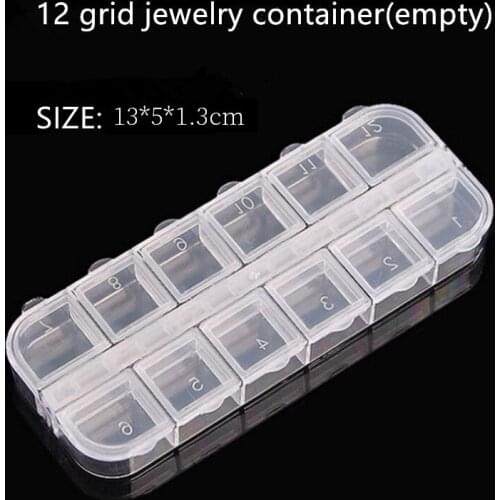 Nail Art Plastic Clear Organizer Container Gel Polish Remover Cleaning Cotton Pad Swab Box Storage Case Accessories Tool