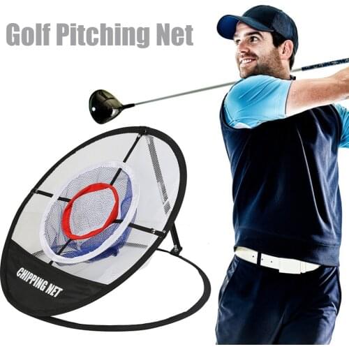Foldable Golf Practice Net Training Aids Cages 3 Layer Chipping Hitting Pitching for Outdoor Exercise Sport Ornaments