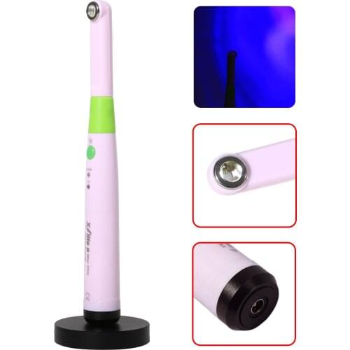 Dental Curing Light Powerful LED Cordless Wireless Lamp 360° Rotation 5W Xlite Ⅱ Compact White/Black/Pink