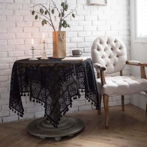 Countryside Wedding Lace Table Cover Home Party Dinner Desk Cloth Coffee Bar Hotel Table Mattress