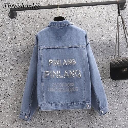 Threehonlee Women's Denim Blazers