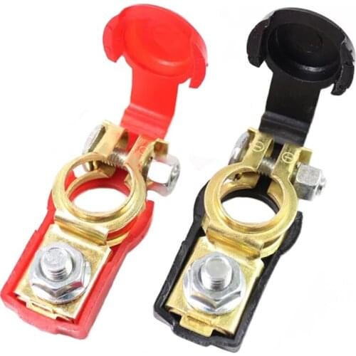 Universal Car Battery Positive Negative Terminal Clamp Clips Adjustable Switch Connector Adjustable Protection Covers