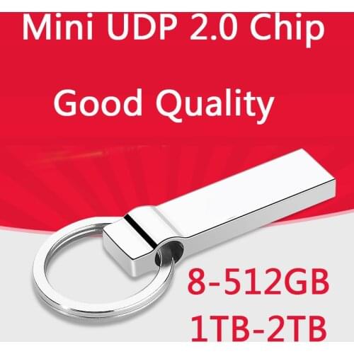 Mini UDP 2.0 Waterproof Chip Usb Flash Drive 128gb Memory Stick Pen Drive 32gb 64gb Key Chain Flash Card Disk On Key 1TB 2TB