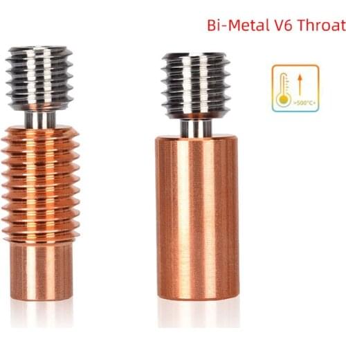 Bi-Metal Heatbreak Bimetal Heat break for E3D V6 hotend heater block for Prusa i3 MK3 Break 1.75MM Filament Smooth