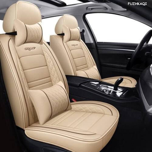 FUZHKAQI leather car seat covers for Haval F7 H6 H1 H4 H2 H7 M6 H3 H5 H9 all models auto seat protector car seats accessories US