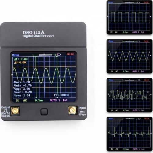 DSO 112A TFT Mini Digital Oscilloscope Touch Screen Portable USB Interface 2MHz 5Msps