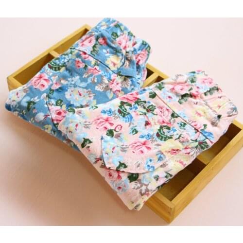 Free shipping childrens clothing spring female child elastic baby pants, girls Flowers worn leggings,2-6 year