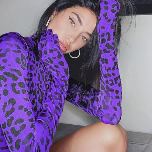 DS Costume Nightclub Female Singer Gogo Dancer Hip Hop Jazz Dance Costumes Leopard Print Green/Purple/Red/Blue Jumpsuit DQL3396