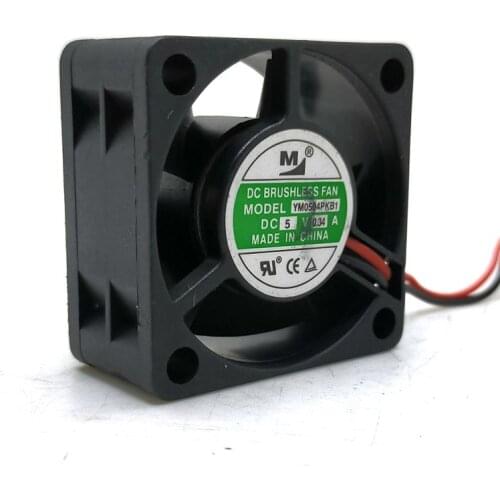 1pcs 4020 5V Two-Wire Power Supply Chassis Switch Cooling Fan 4CM YM0504PKB1 Server