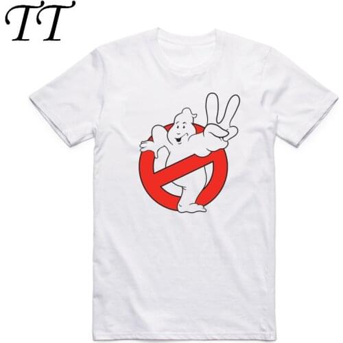 Asian Size Men Women Printing Ghost Busters T-shirt Summer Casual O-Neck Short Sleeves Ghostbusters Movie Music T-shirt HCP4124
