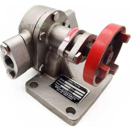 Hydraulic pump 304 stainless steel gear pump KCB18.3 low pressure oil pump
