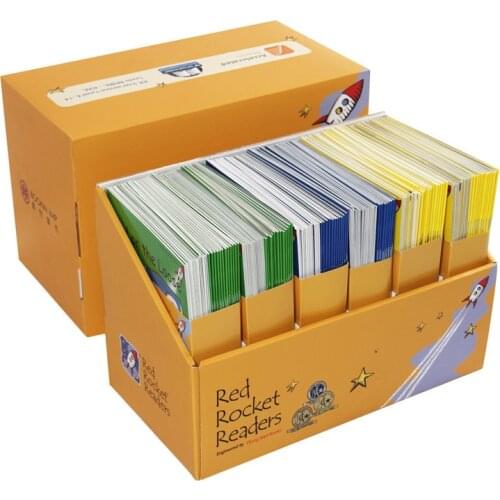 144 books box set Red Rocket Readers Yellow Box Graded Reading book 6-12 Years Children English Enlightenment Picture book
