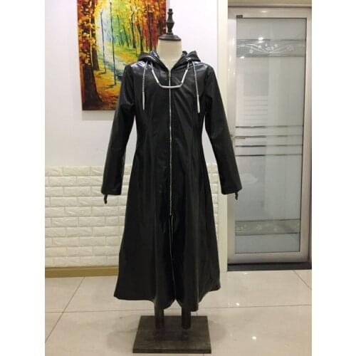 Game Kingdom Hearts Organization XIII Black Coat Cosplay Costume Custom Made Halloween Costumes Party High Quality Windbreaker