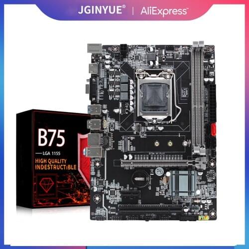 B75 motherboard LGA 1155 for Intel xeon i3 i5 i7 CPU USB3.0 SATA3.0 Micro-ATX pci-e 3.0 M.2 NVME support ddr3 ram B75M-VH PLUS