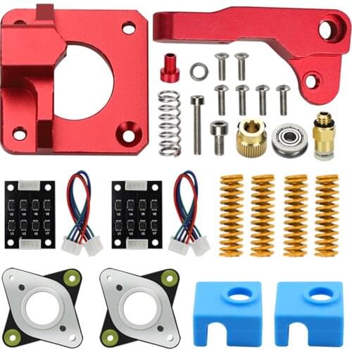 Upgrade Metal MK8 Extruder Kit Rejector Motor Shockproof Slice Spring Tools Set For Ender 3/Pro//Ender 5 CR-10 3D Printer Right