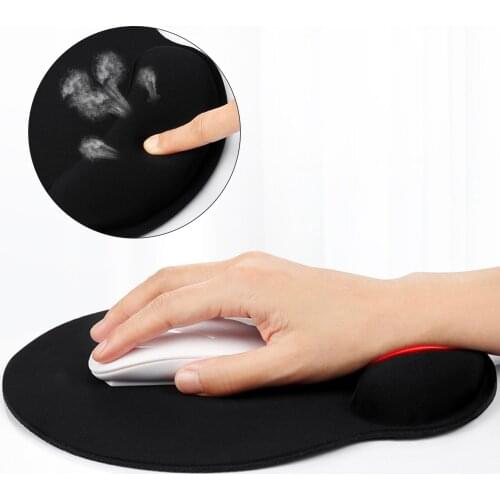 N802 4mm Thickness Soft Mouse Pad Mat Gaming Mouse Pad Cushion with Wrist Rest Mouse Mat Keyboard Pad Mat Computer Accessories