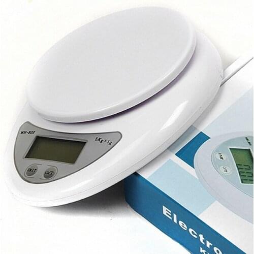 New Electronic Digital Kitchen Food Scale 5kg 5000g/1g Digital Scale Kitchen Food Diet Postal Scale Weight Scales Balance