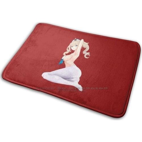 Lewd Girl Barbara | Genshin Impact Hentai Mat Rug Carpet Anti-Slip Bedroom Entrance Door Mat Barbara Genshin Impact Hentai
