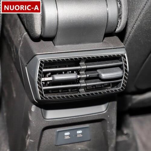 Stainless Steel Rear Air Conditioning Outlet Frame Decoration Cover Trim For Audi A3 2021 Car Styling Interior Accessories