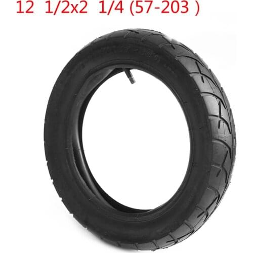 Mini Motorcycle 12 1/2x2 1/4 (57-203) Tire 12 Inch Pneumatic Tires Inner Tube Tyre for Folding Bike Electric Vehicle