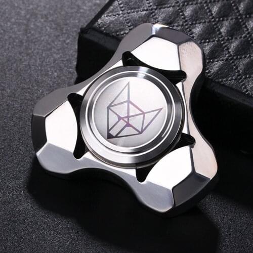 New Fox Stainless Steel Metal Fidget Spinner Adult EDC Antistress Hand Spinner Office Toy Children Autism Stress Relief Toys