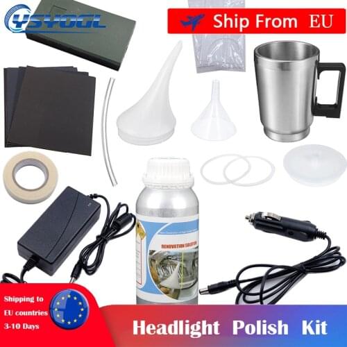 YSYOGL New Sales Car Polish Headlight Tool Kit 800g Car Glass Non-Scratch Headlight Repair Ship From Polond & Spain