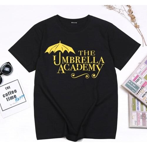 Funny Umbrella Academy Letters Print Women T Shirt Summer Female Fashion Short-sleev Streetwear Camisetas Tee Ropa Mujer