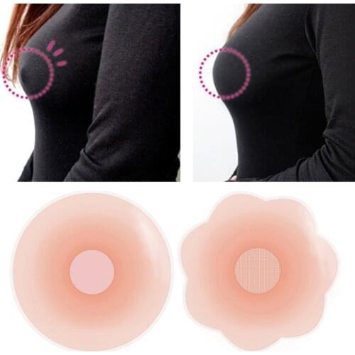 1/2/4/6 Pair New Women Nipple Cover Reusable Nipple Covers Charm Boob Tape Silicone Breast Sticker Pezon Woman Accesoires