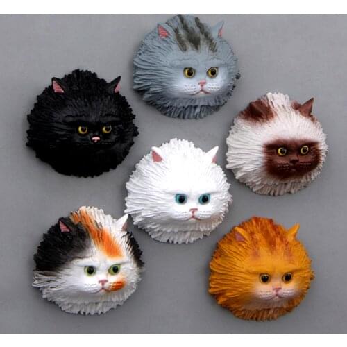 1PC Refrigerator Fat Cat Funny Cartoon Animals Cat Fridge Magnetic Sticker Refrigerator Holder Gift Home Decor Cute Magnets