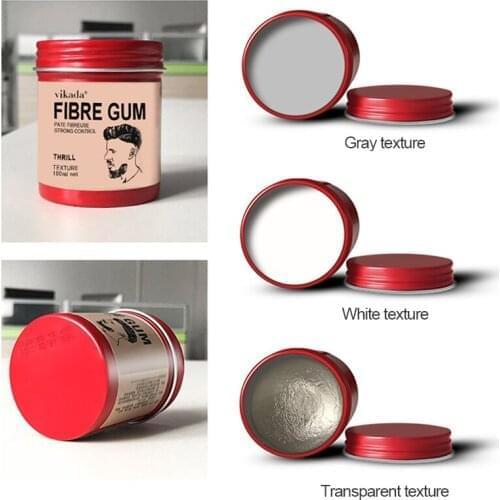 100g Men Hair Transparent Styling Gel Wax Molding Paste Cream Matte long Lasting Hair Pomade Clay Natural Hair Styling Tools