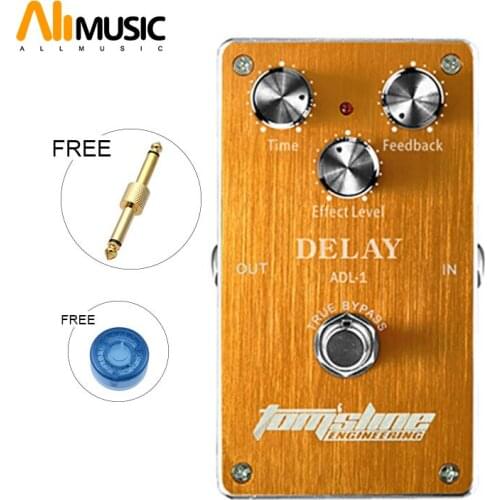 Aroma Premium Effect Pedal ADL-1 DELAY Time Knob Max 400ms