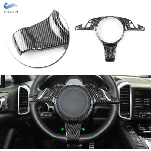 2PCS Car Carbon Fiber Rearview Mirror Anti-rub Strip Anti-collision Decorative Trim For BMW X3 X4 X5 X6 F25 F26 F15 F16
