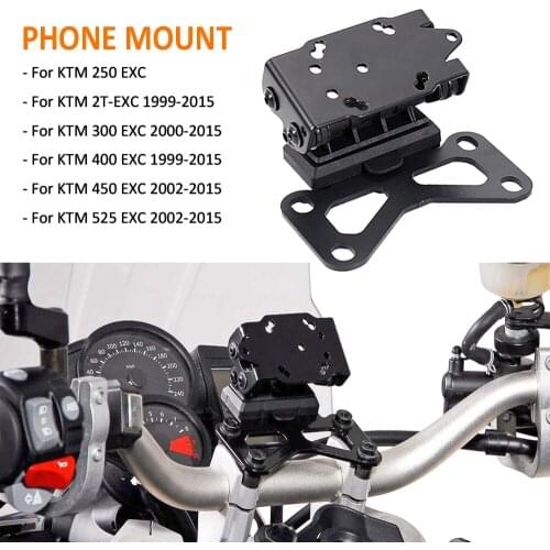 Wireless Charger Stand Holder For Models Handlebar 2T-EXC 250 300 400 450 525 EXC Motorcycle GPS Phone Mount Navigation Bracket