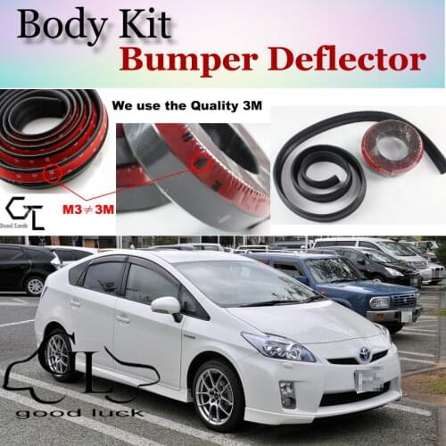 For TOYOTA Prius XW20 XW30 Car Scratch Proof Adhesive Strip / Bumper Lip / Front Spoiler Deflector / Strip Skirt