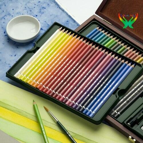 Faber-Castell color lead set, classic artist series, classic mahogany box limited gift box, master painting supplies,for student