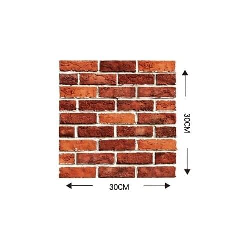 Colorful Home Pvc Home Decor 3D Self-Adhesive Wall Panel 30*30