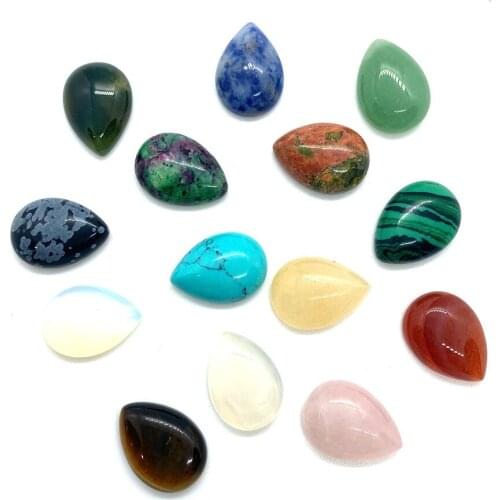 Hot-selling Drop-shaped Semi-precious Stone Pendants Exquisite Necklaces, Bracelets, Jewelry Accessories, Wholesale Lovers Gifts