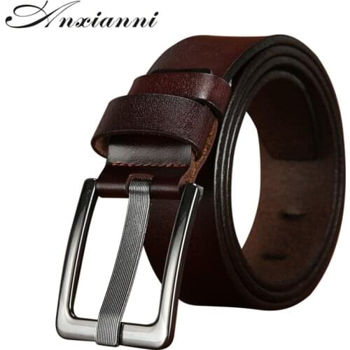 2020 New Hot Sale Mens Fashion Belts Leisure Business Casual Wild High Grade Luxury Pure Leather pin Buckle Belts