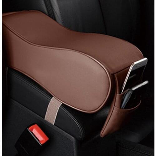 New leather car center console armrest pad for Volkswagen POLO Tiguan Passat Golf EOS Scirocco Bora Lavida Touran