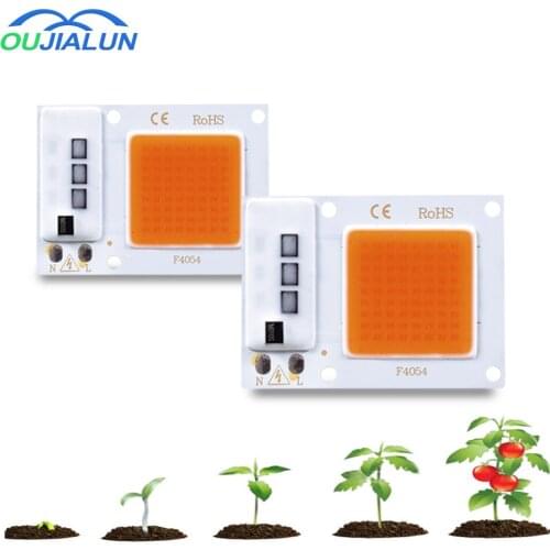 LED Grow COB Light Chip Full Spectrum AC 220V 110V 10W 20W 30W No need driver For Growth Flower Seedling Grow Plant Lighting