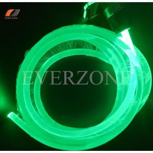 Large Diameter Brightness and Most Safe Waterproof Solid Core Side Glow Optic Fiber Lighting Cable for Outdoor Application
