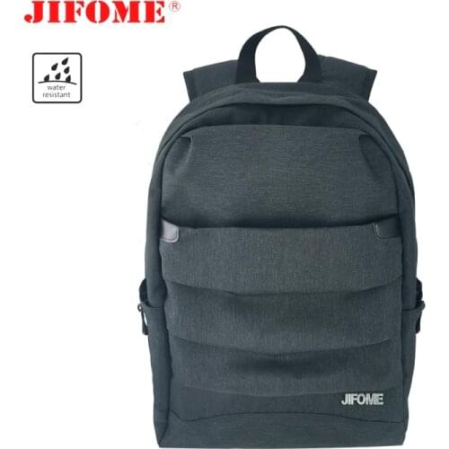 JIFOME 15.6" Trendy Slim Waterproof Men Women Light Travel Rucksack Bag College Office Anti-thief Laptop Work Backpack Mochila