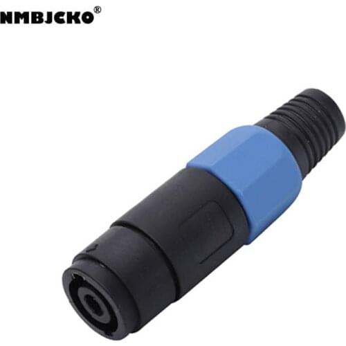 High quality 10 x 4-Pole Female Pro Speakon Connector Head Line Socket Plug for Cable NL4FC