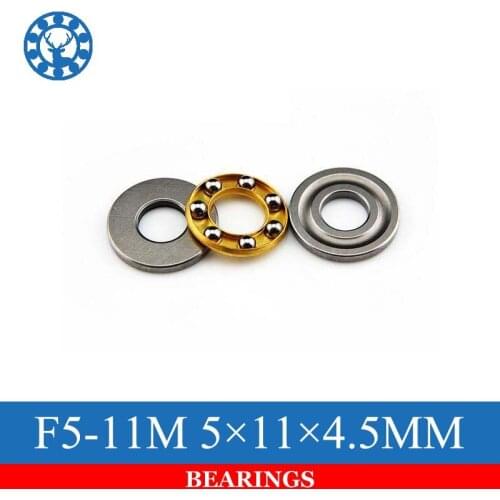 10pcs F5-11M Axial Ball Thrust Bearing 5mmX11mmX4.5mm Free Shipping